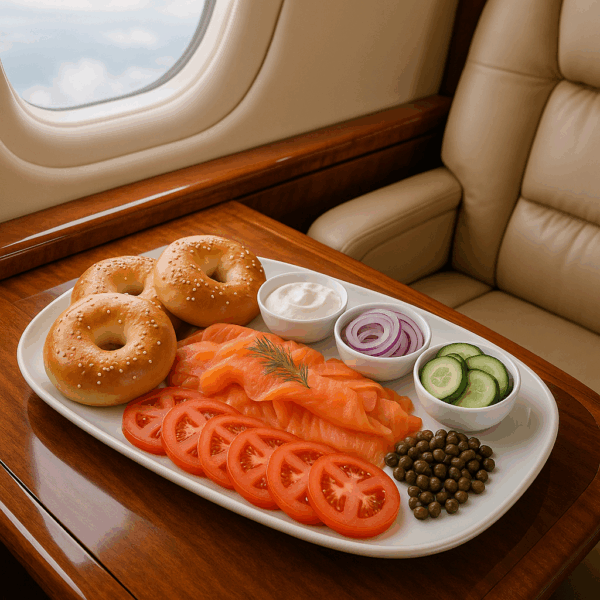 Smoked Salmon & Bagel Display