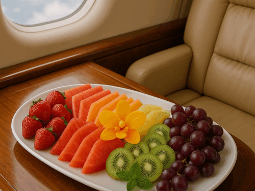 Seasonal Sliced Fruit Display