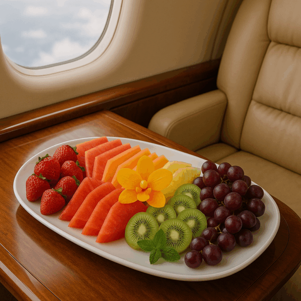 Seasonal Sliced Fruit Display
