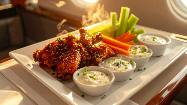 Glazed-chicken wings